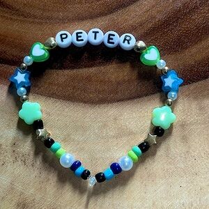 Taylor Swift Handmade Friendship Beaded Bracelet
“Peter”
